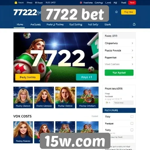 Acessibilidade e compatibilidade do site 7722 bet