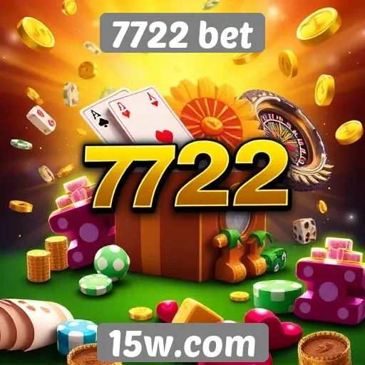 Variedade de jogos disponíveis na 7722 bet